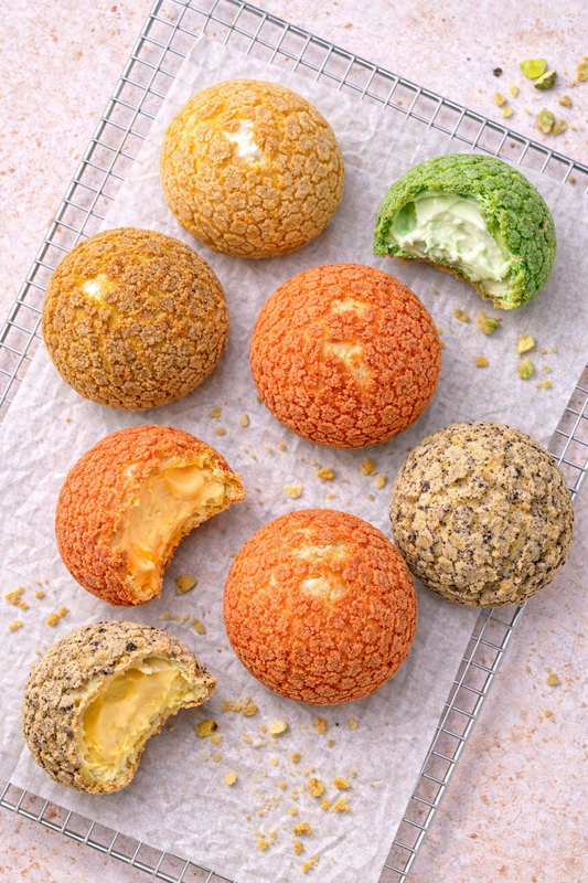 Cream Puff Flavor Box of 4pcs